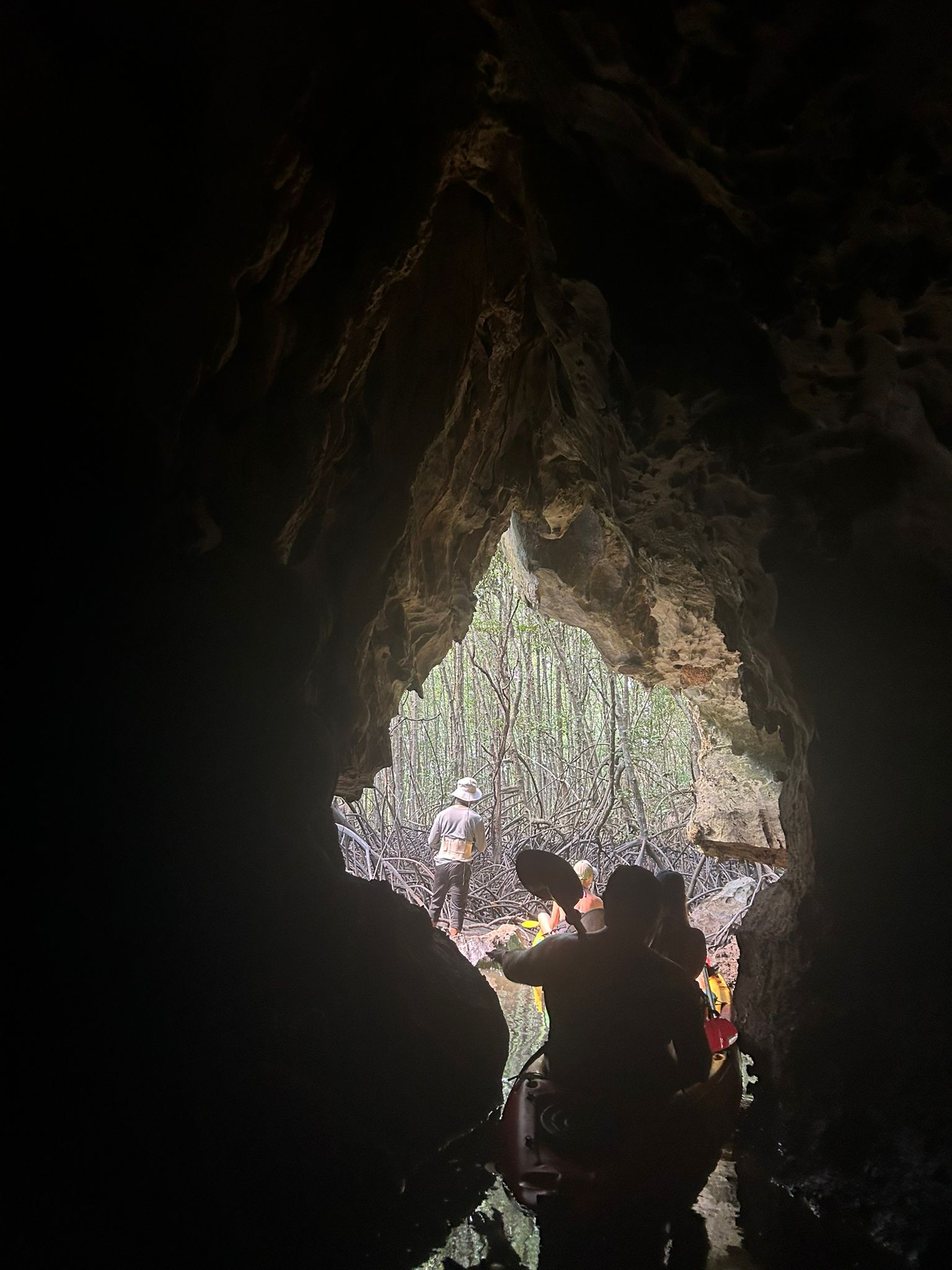 Sea cave exploration